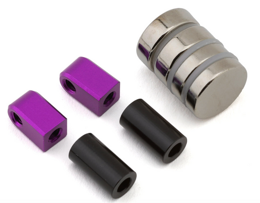 Yokomo Front Magnetic Body Mount (Purple)