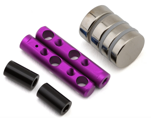 Yokomo Rear Magnetic Body Mount (Purple)