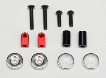 YOKOMO MAGNET FRONT BODY MOUNT (RED)(ZS-016MGFR)