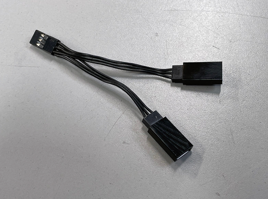 Scale Reflex Servo Y Splitter - ESC (80mm) 3.2" Y-Splitter Cable Wire [Scale Reflex] 700550