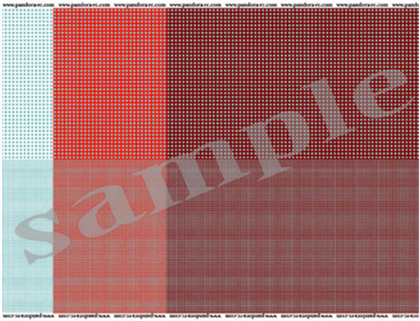 Pandora RC 1/10 Scale 3D Graphic Taillight Decal Sheet (Miniature Scale Drift Accessory)