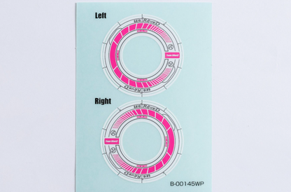REVE D Wheel Sticker for RW-GA18 (White/Pink)(RJ-WS01WP)