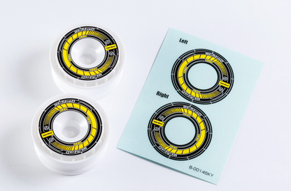 REVE D Wheel Sticker for RW-GA18 (Black/Yellow)(RJ-WS01KY)