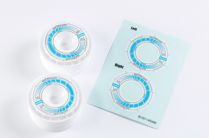 REVE D Wheel Sticker for RW-GA18 (White/Blue)(RJ-WS01WB)