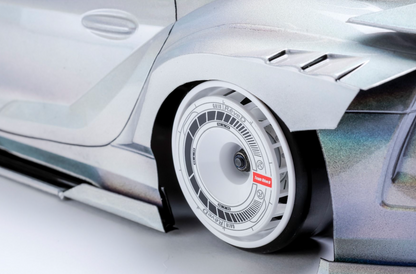 REVE D Wheel Sticker for RW-GA18 (White/Black)(RJ-SW01WK)