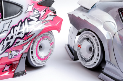 REVE D Wheel Sticker for RW-GA18 (White/Black)(RJ-SW01WK)
