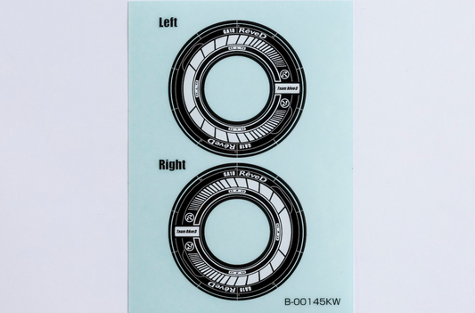 REVE D Wheel Sticker for RW-GA18 (Black/White)(RJ-WS01KW)