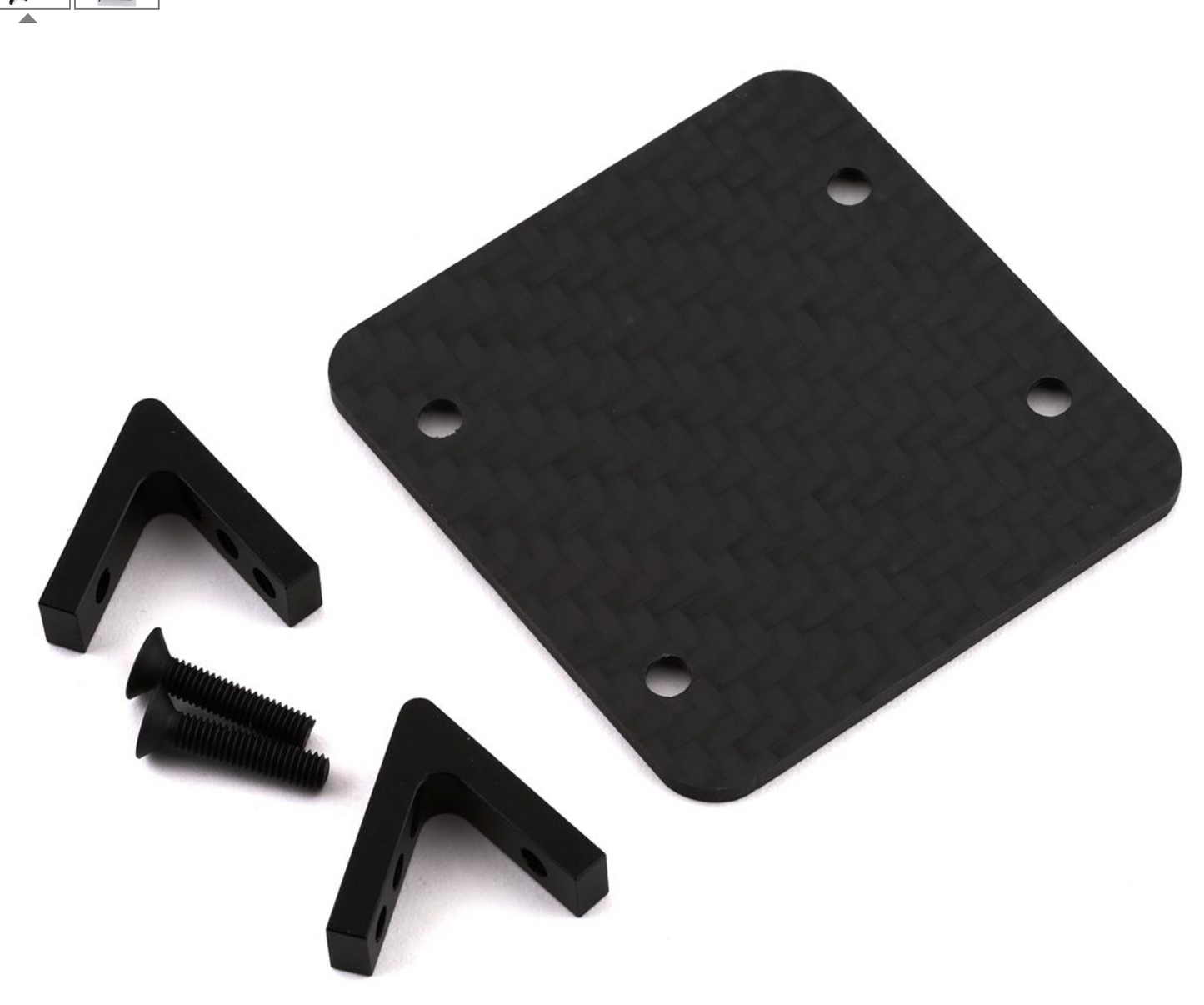Scale Reflex Drift Rear ESC Mounting Set (Black)