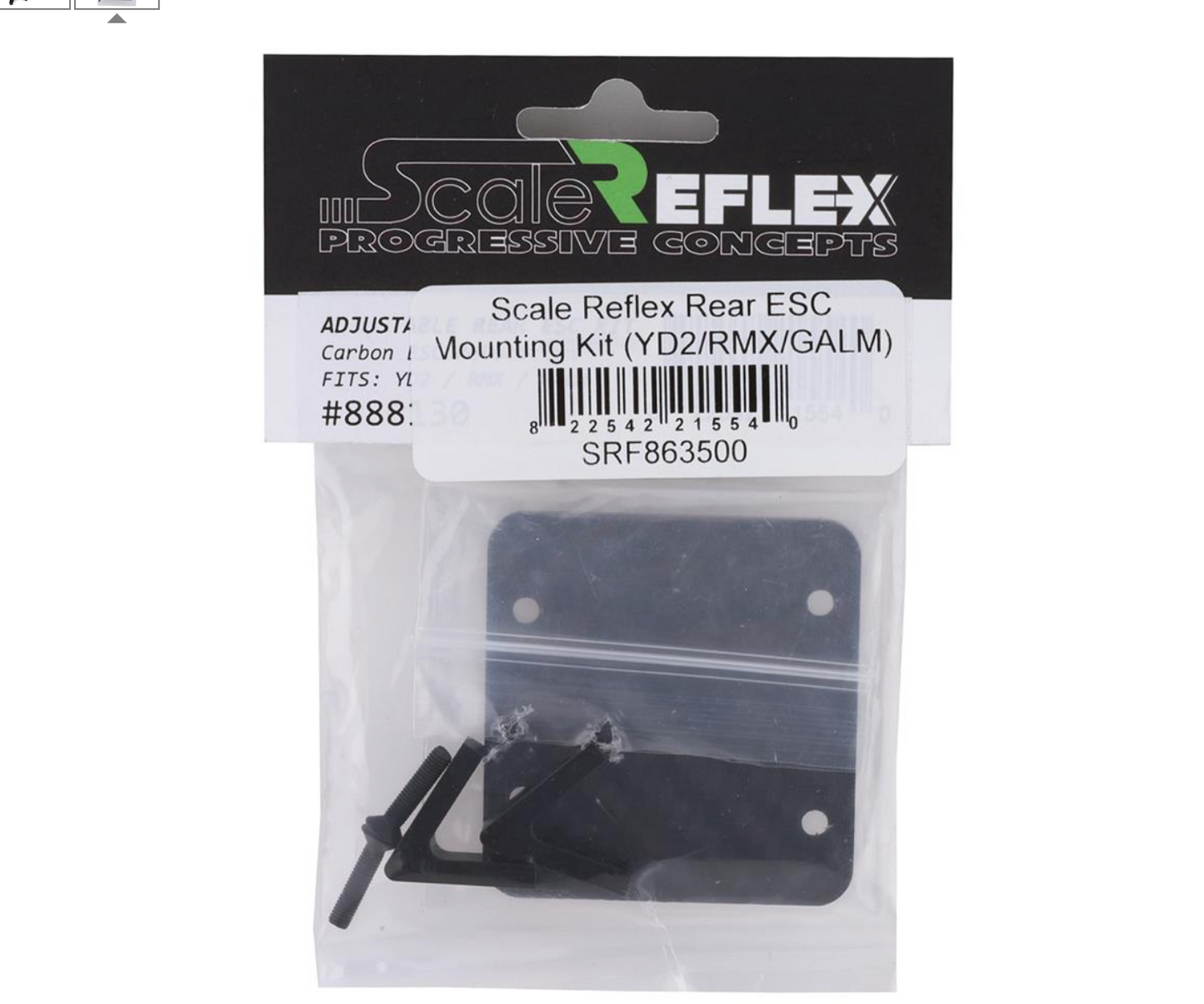 Scale Reflex Drift Rear ESC Mounting Set (Black)