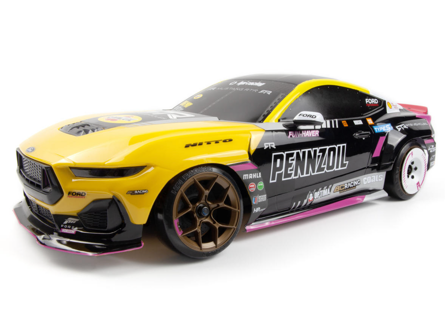 HPI Stage-D10 Flux 1/10 2WD Brushless RTR Drift Car w/Ford Mustang GT RTR S650 Body (B.Hobson)