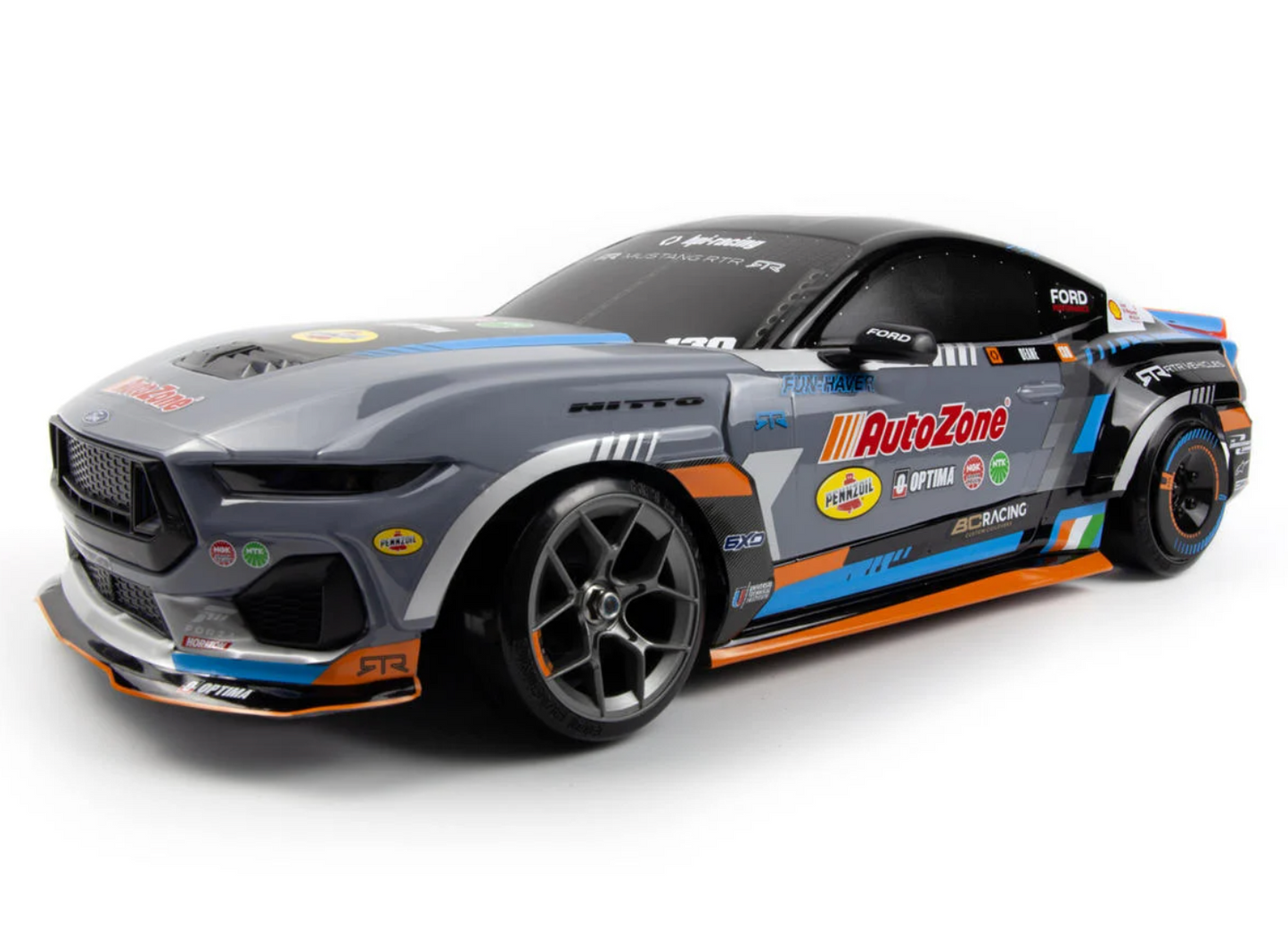 HPI Stage-D10 Flux 1/10 2WD Brushless RTR Drift Car w/Ford Mustang GT RTR S650 Body (J.Deane)