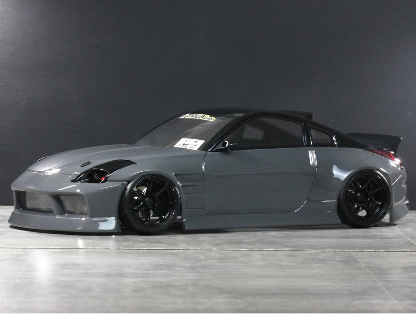 Pandora RC 1/10 Nissan Fairlady Z Z33 ORIGIN Labo. Drift Body Set (Clear) (257-260mm)