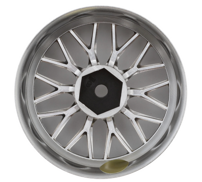 LAB Gnosis HR201 1/10 Super High Traction Drift Wheels (Chrome) (2) (8mm Offset) w/12mm Hex