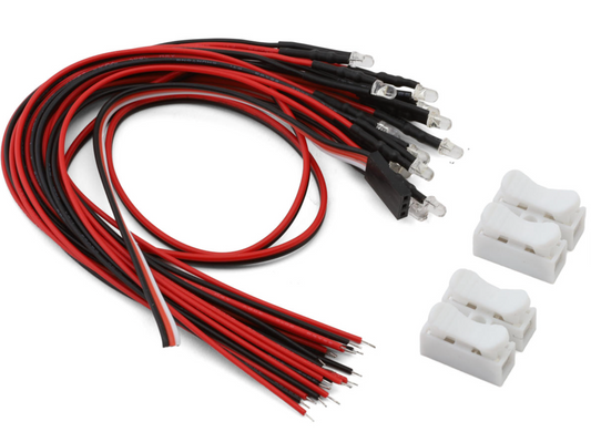 Yokomo Toyota Corolla Levin (AE86) 3-Door LED Light Set w/Quick Connectors