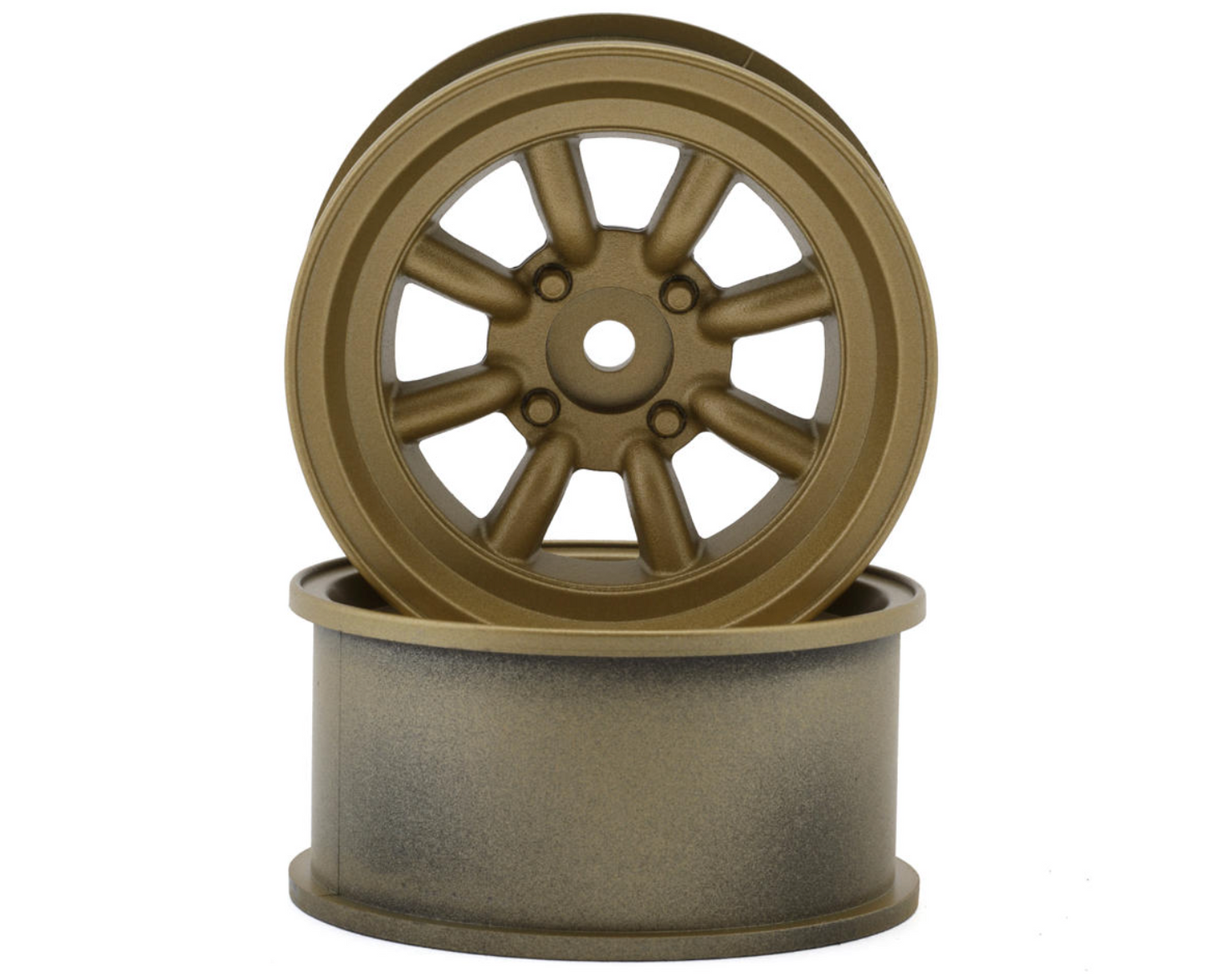 Topline RS Watanabe 1/10 Drift Wheels (Gold) (2) (5mm Offset)