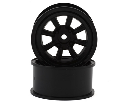 Topline RS Watanabe 1/10 Drift Wheels (Black) (2) (7mm Offset)