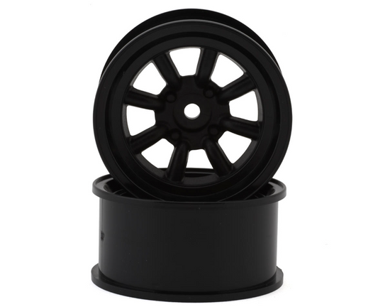 Topline RS Watanabe 1/10 Drift Wheels (Black) (2) (7mm Offset)