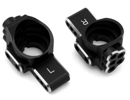 Yokomo Chamfered Aluminum Rear Hub Carrier (Black) (2) (RD2.0/SD3.0)