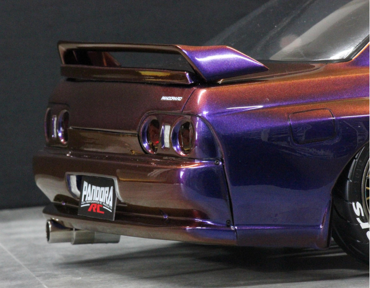 Pandora RC 1/10 Scale Rear Wing Spoiler Set (R32 Type) (Miniature Scale Drift Accessory)