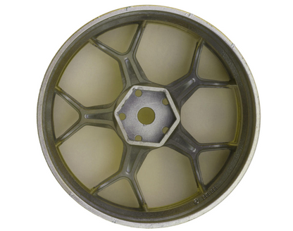 DS Racing Feathery Split Spoke Drift Wheels (Gold Hi Gloss) (2) (6mm Offset) w/12mm Hex