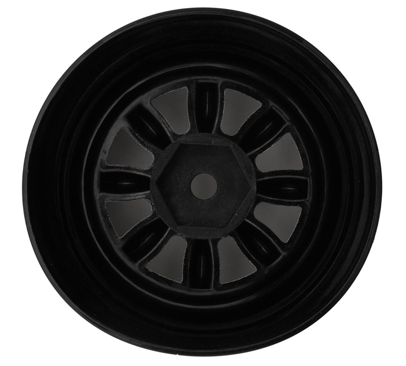 Hayashi Garage Pana 8-Spoke Multipiece Style 1/10 Drift Wheels (Gunmetal) (2) (6mm Offset) w/12mm Hex