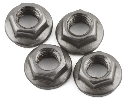 DS Racing 4x5.5mm Stainless Steel Wheel Nuts (Silver) (4)