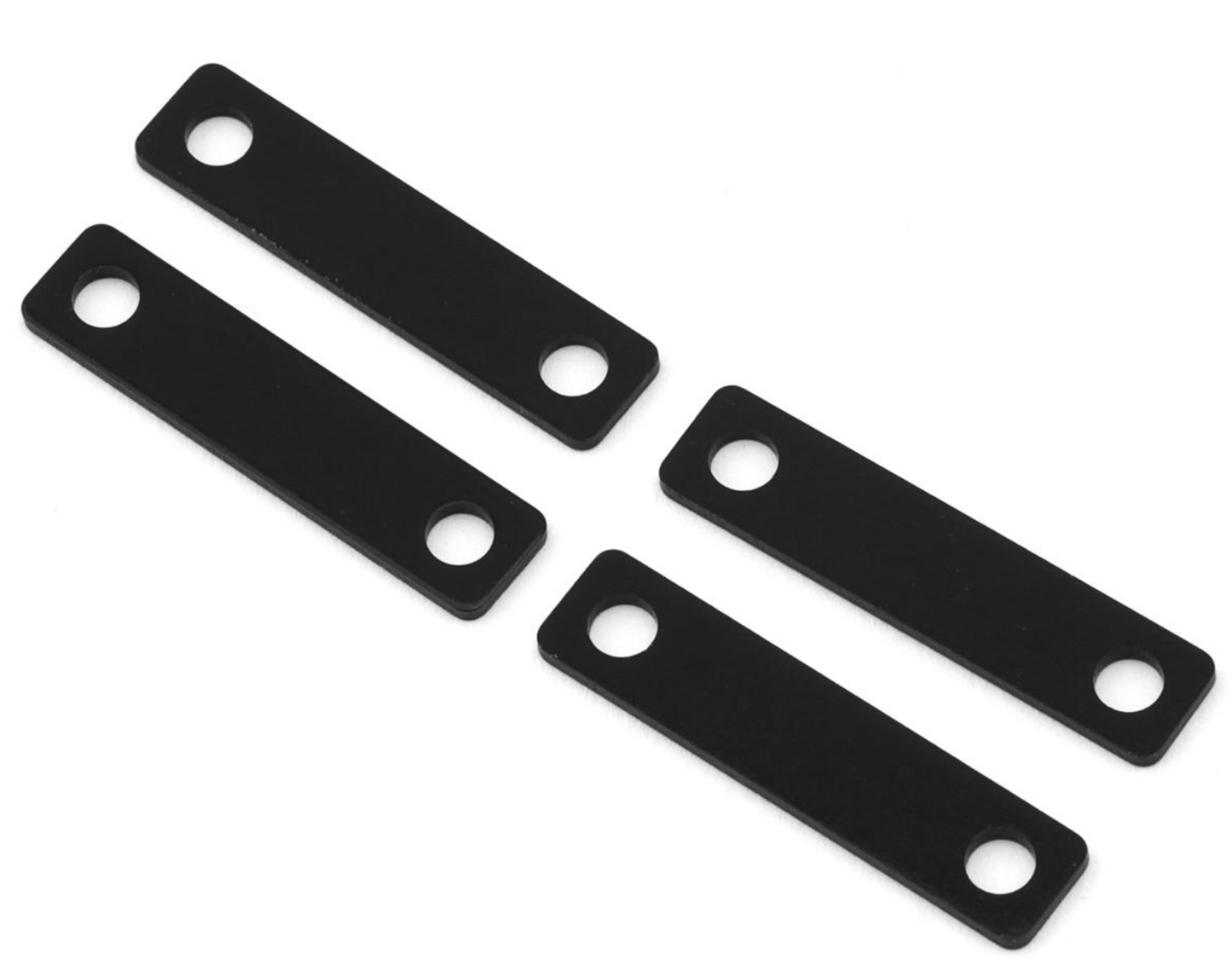 MST RMX 4 Aluminum Rear Arms Mount Spacers (Black) (1mm) (4)