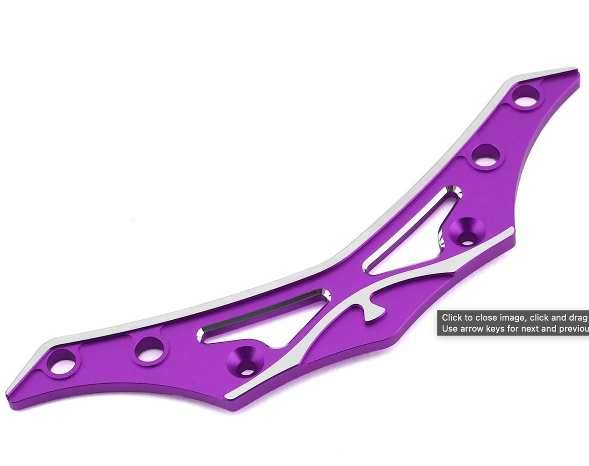 Yokomo Aluminum Front Bumper Brace (Purple)