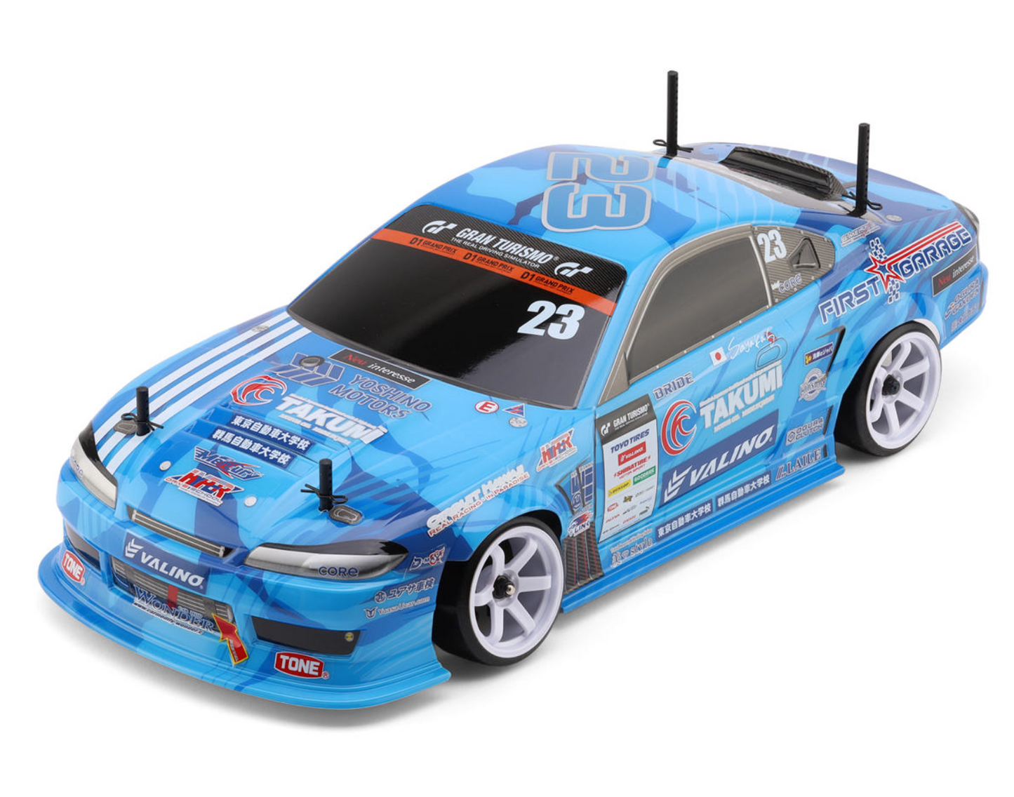 Yokomo RD2.0 "Rookie Drift" 1/10 RWD RTR Electric Drift Car (Blue) w/Mercury Sayaka Special S15 Body