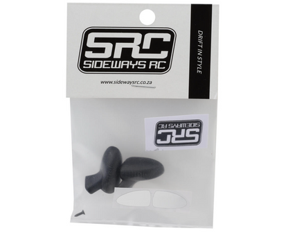 Sideways RC Scale Drift 1/10 GR86 Mirror Set (Black) (2)