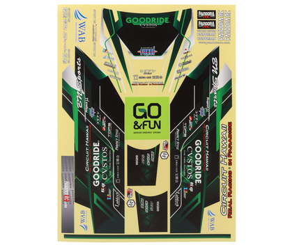Pandora RC 1/10 Scale Decal Sheet (Jin Horino SPEC) (Miniature Scale Drift Accessory)