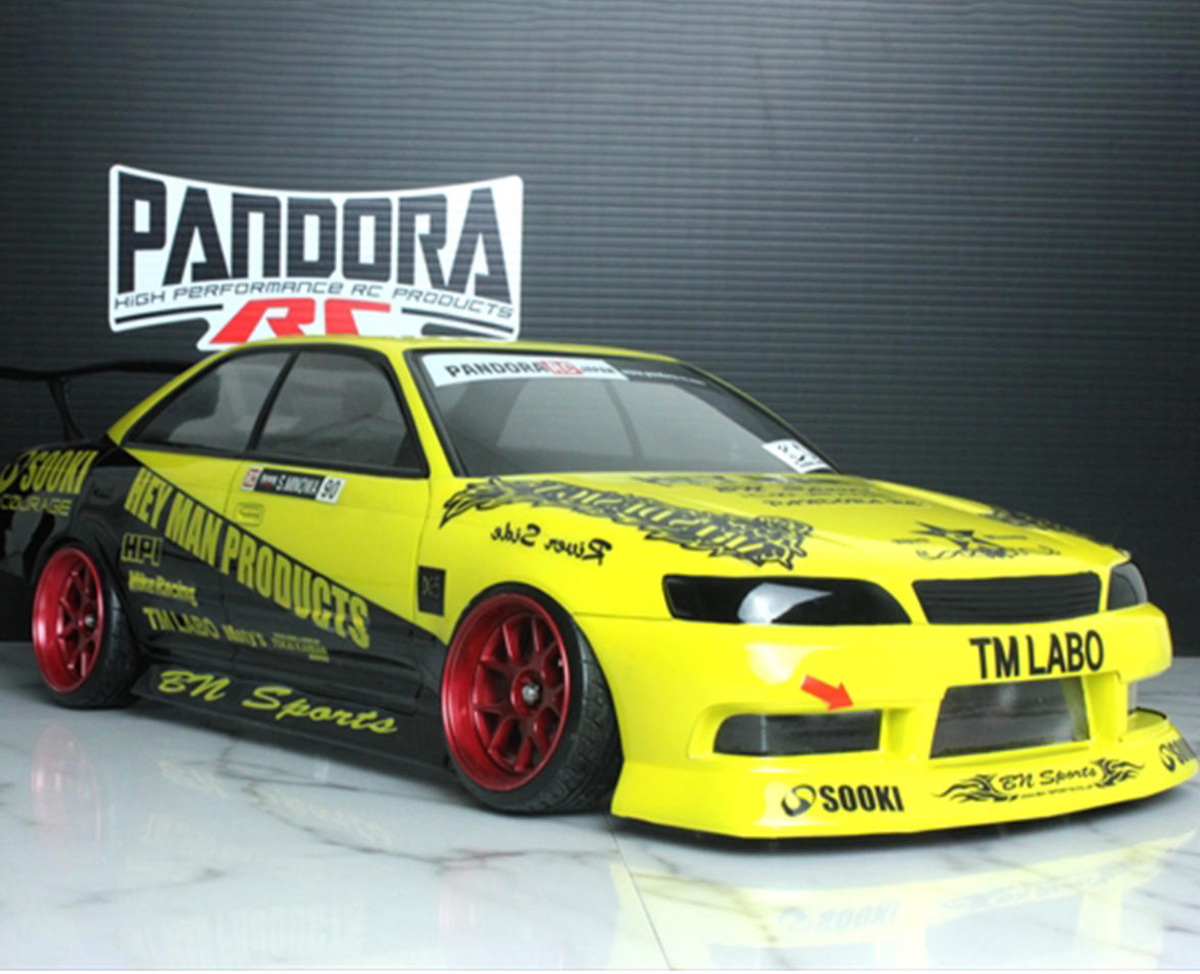 Pandora RC 1/10 Scale Decal Sheet (HEY MAN) (420x300mm) (Miniature Scale Drift Accessory)