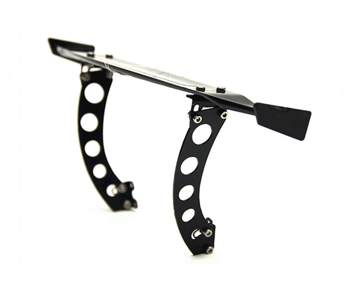 Sideways RC Scale Drift Custom Wing Mount (Black) (Style 12)
