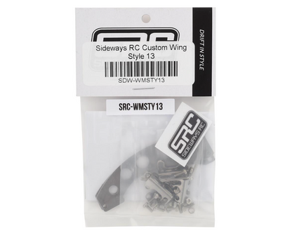 Sideways RC Scale Drift Custom Wing Mount (Silver) (Style 13)