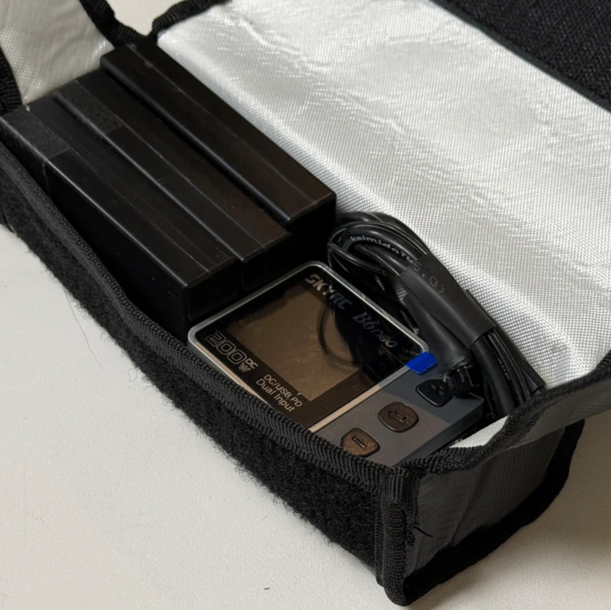 BIG SACK - Lipo Bag - Carrier (Fits 6 Shorty Batteries) [Scale Reflex] SR350-BLB