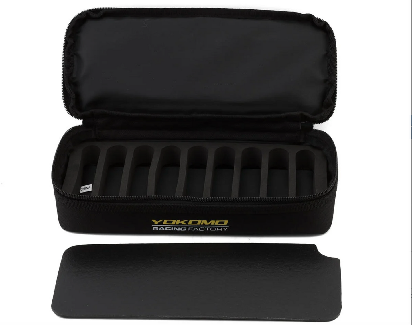 Yokomo Multi Shock Spring Carrier Case (Black) w/9-Slot Divider