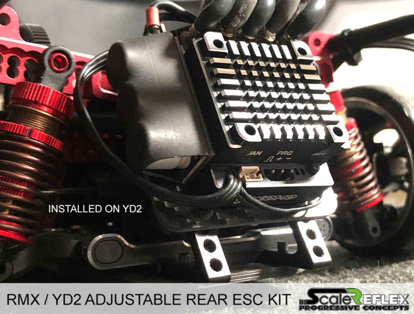 Adjustable Rear ESC KIT - YD2 RMX GALM SD RD (BLACK RED BLUE PURPLE) [Scale Reflex] 863500