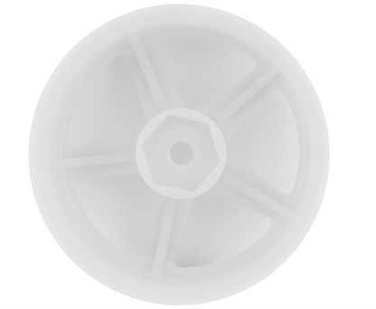 Topline N Model V3 Super High Traction Drift Wheels (White) (2) (8mm Offset) w/12mm Hex