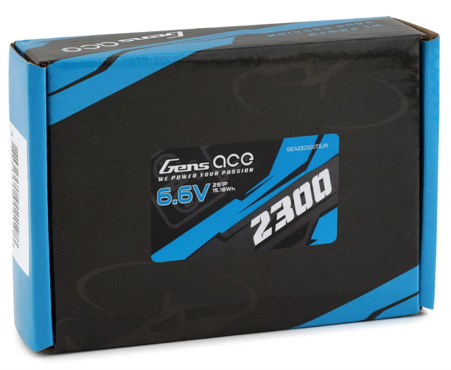 Gens Ace 2S LiFe Transmitter Battery (6.6V/2300mAh) (Futaba/FrSky) w/JR Connector
