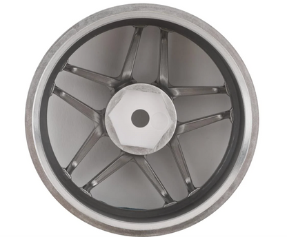 Topline Blitz BRW03 5-Split Spoke Drift Wheels (Black Chrome) (2) (8mm Offset) w/12mm Hex