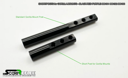 SHORT POSTS for GORILLA MOUNTS (2-Pack)-Black