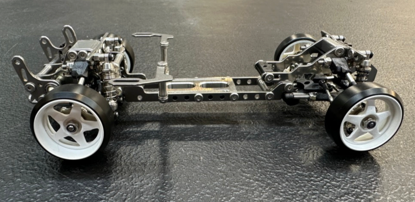 RTS v0 1-24 RWD Drift Chassis Kit - Almost Fully Assembled [Rhino Racing] RTS-2401-0