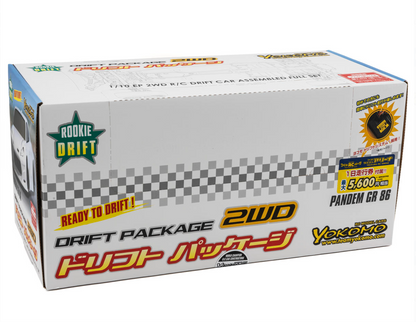 Yokomo RD2.0 "Rookie Drift" 1/10 RWD RTR Electric Drift Car w/PANDEM GR86 Body (Grey)