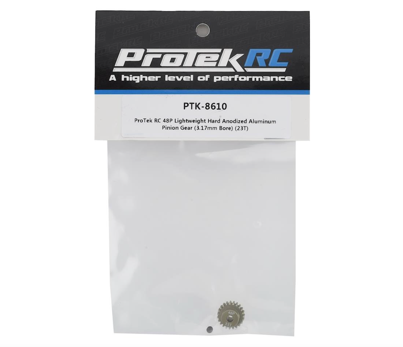 ProTek RC 48P Lightweight Hard Anodized Aluminum Pinion Gear (3.17mm Bore) (23T)