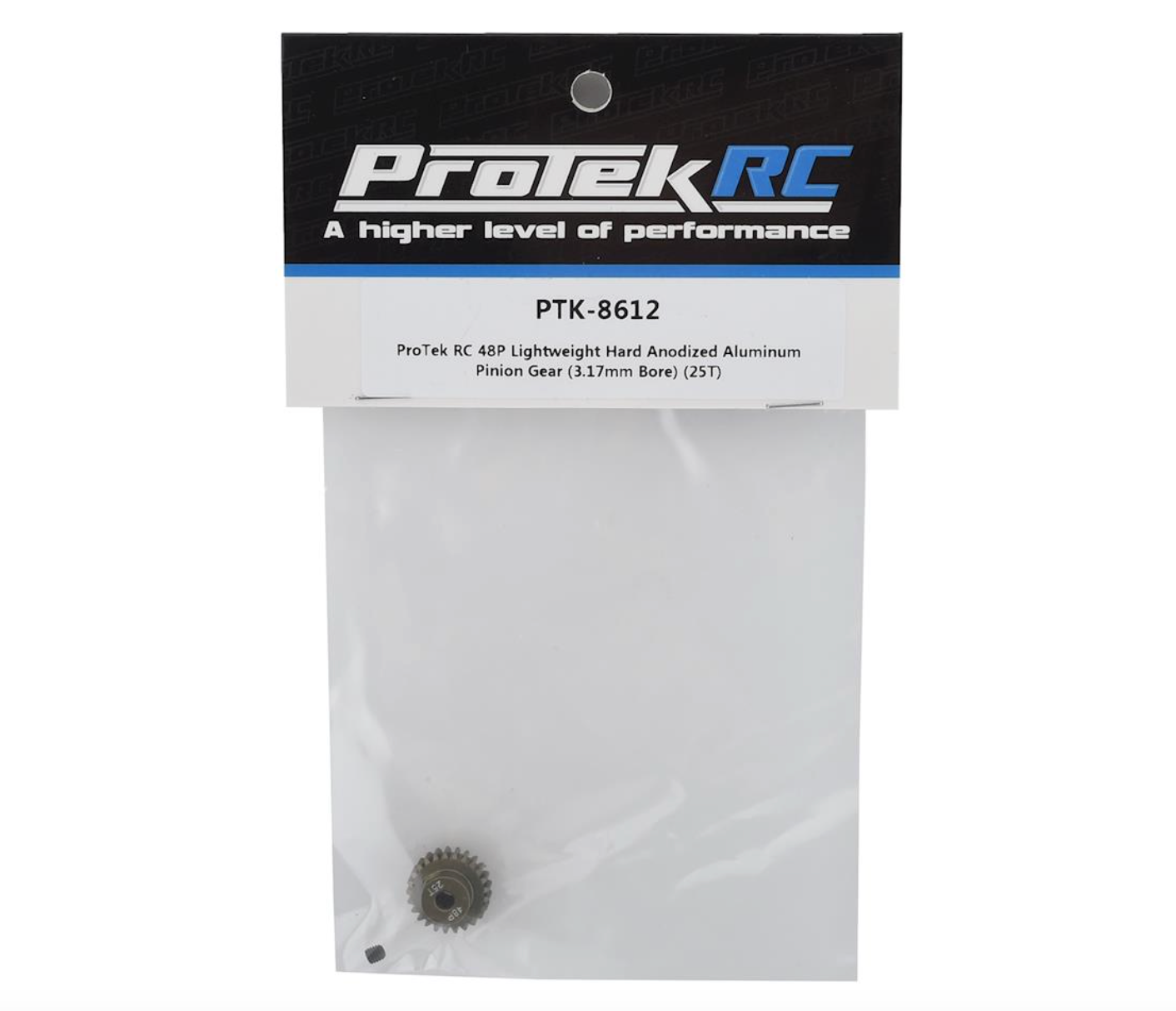 ProTek RC 48P Lightweight Hard Anodized Aluminum Pinion Gear (3.17mm Bore) (25T)