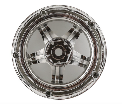 DS Racing Drift Element 5 Spoke Drift Wheels (Triple Chrome) (2) (Adjustable Offset) w/12mm Hex