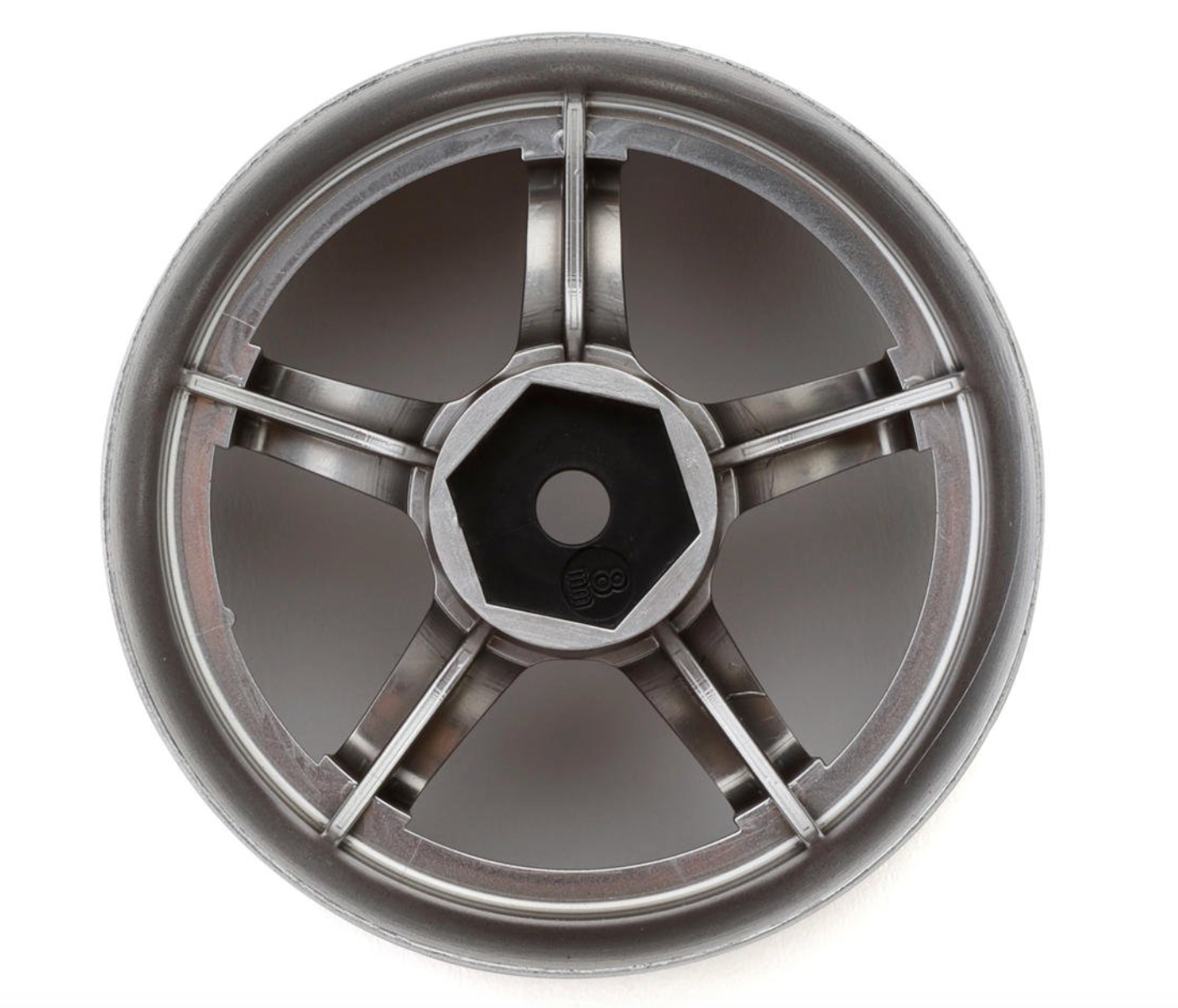 LAB Work Emotion T5R 1/10 2-Piece Concave Drift Wheels (Candy Red/Black) (2) (8mm Offset) w/12mm Hex