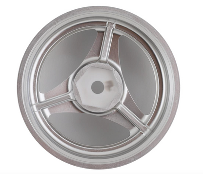 Mikuni Yokohama Advan Oni Kai Drift Wheels (Matte Silver) (2) (5mm Offset) w/12mm Hex
