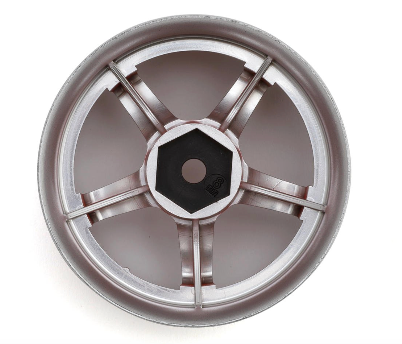 LAB Work Emotion T5R 1/10 2-Piece Concave Drift Wheels (Candy Red) (2) (8mm Offset) w/12mm Hex