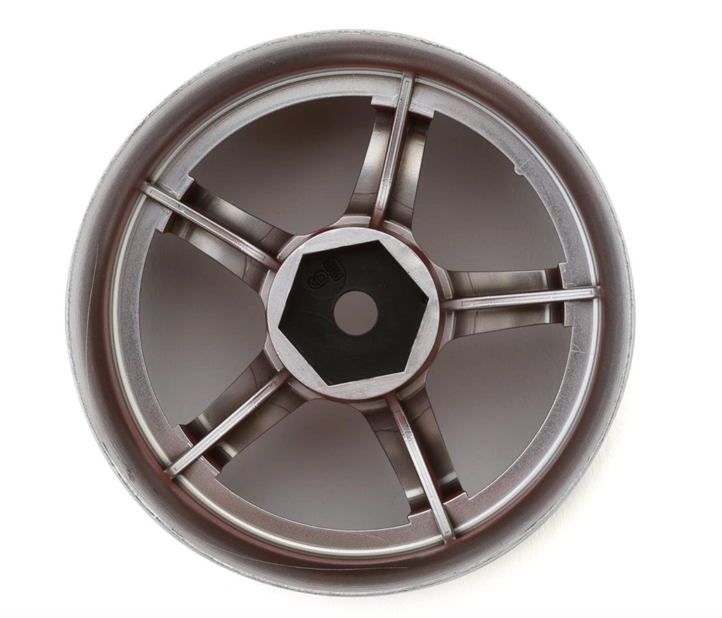 LAB Work Emotion T5R 1/10 2-Piece Concave Drift Wheels (Candy Red/Black) (2) (6mm Offset) w/12mm Hex